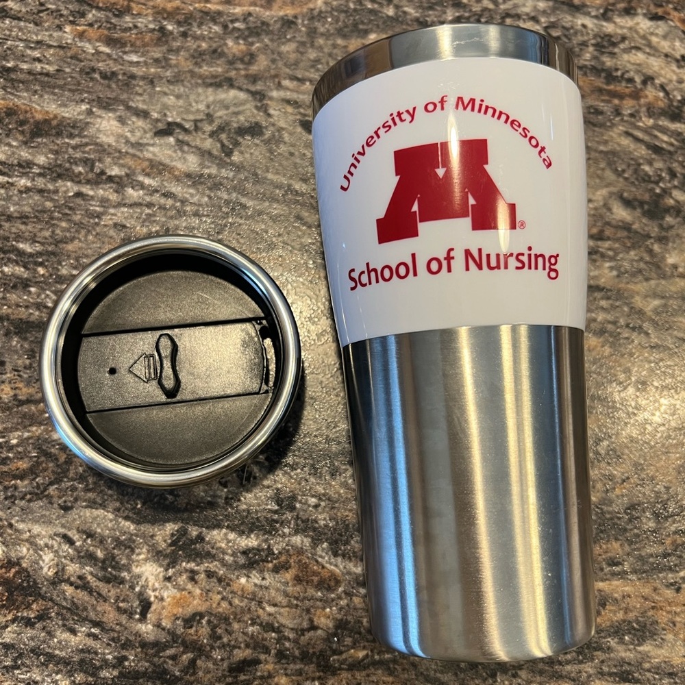 University of Minnesota School of Nursing Insulated Tumbler Mug Stainless Steel